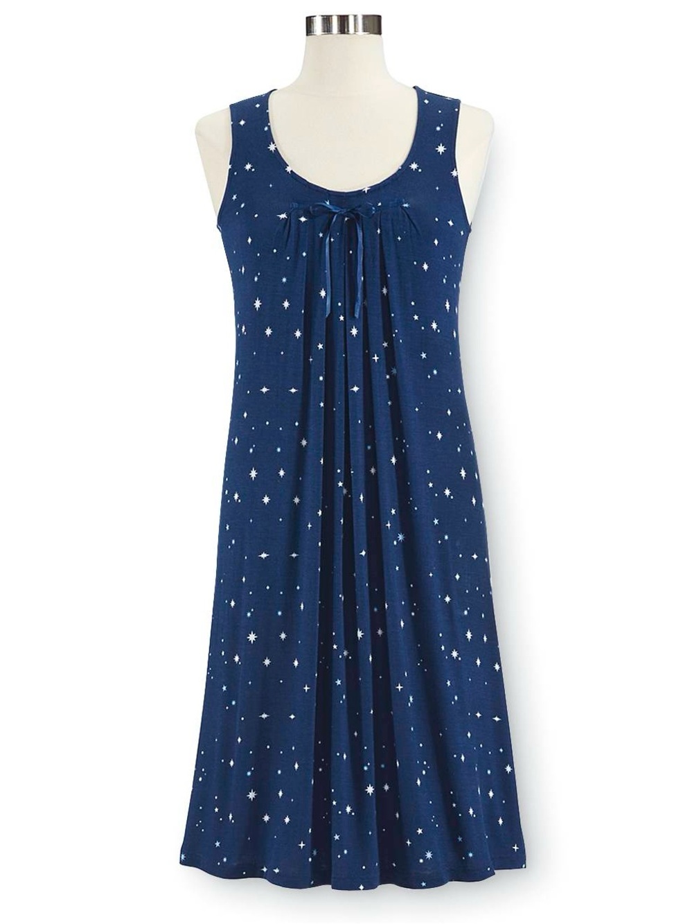 Northstyle Blue Sleeveless Nightgown, XL